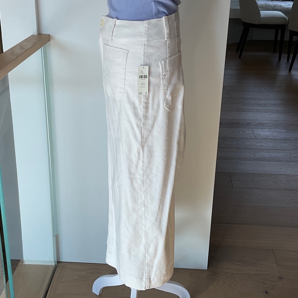 NWT Maeve Colette Cream Long Pencil Skirt - Picture 2 of 9